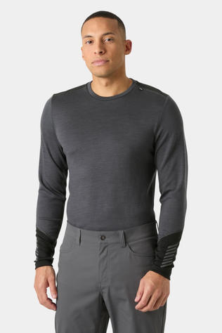 Mens Lifa Merino Midweight Crew Base Layer Top