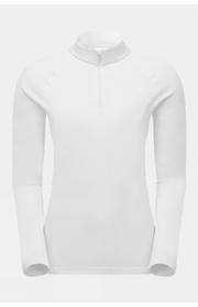 Womens Dart Zip Neck Base Layer Top