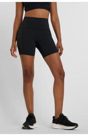 Womens Sleek Pocket High Rise 6" Shorts