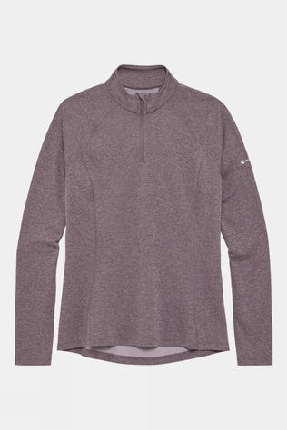 Womens Dart Zip Neck Base Layer Top