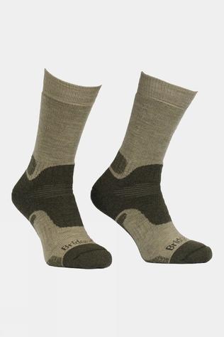 Bridgedale Mens Hike Midweight Merino Performance Socks Olive