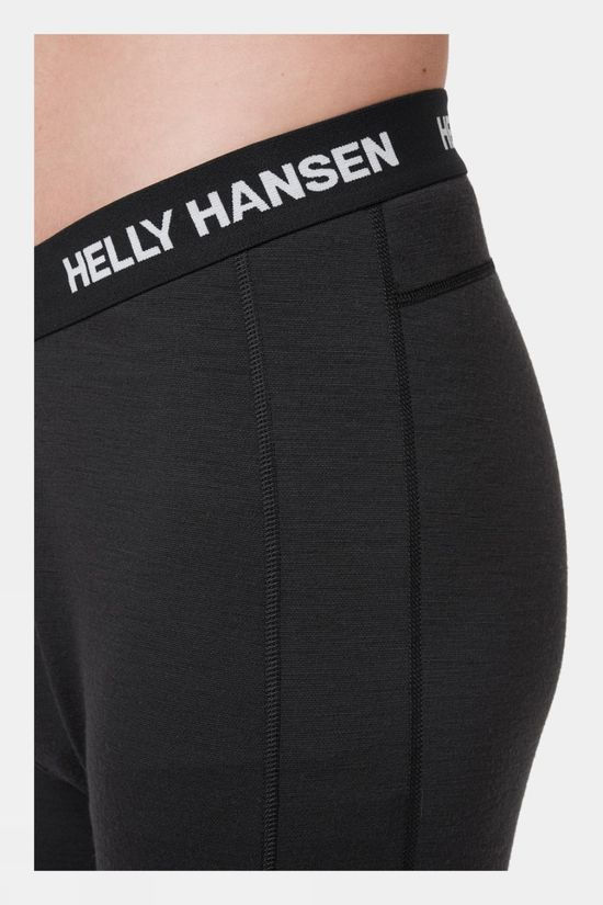Helly Hansen Mens Lifa Merino Lightweight Base Layer Bottom Black