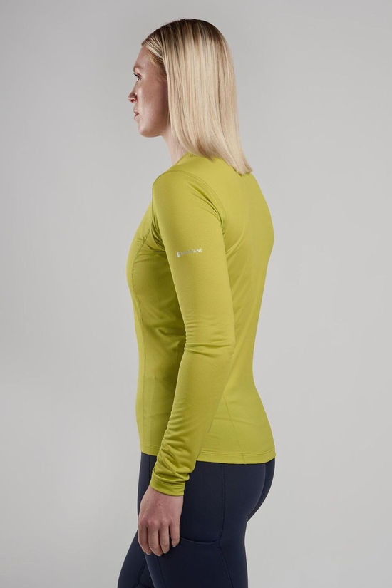 Montane Womens Dart Lite Base Layer Top  Citrus Spring