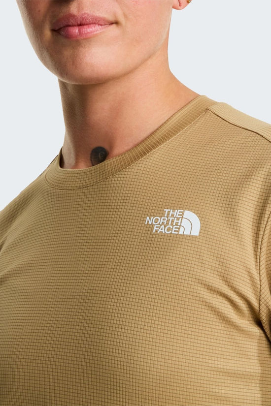 The North Face Womens Shadow Long Sleeve T-Shirt Kelp Tan