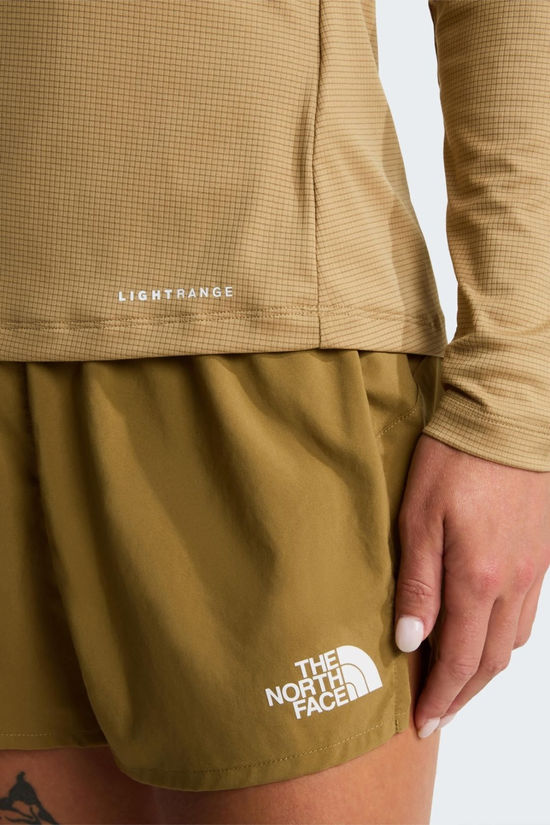 The North Face Womens Shadow Long Sleeve T-Shirt Kelp Tan