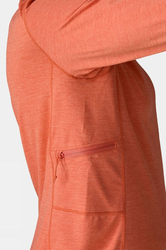 Patagonia Womens Capilene Cool Sun Hoodie  Mellow Melon - Peach Sherbet X-Dye