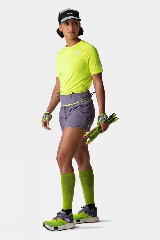 The North Face Womens Summit High Trail Run T-Shirt Yellow