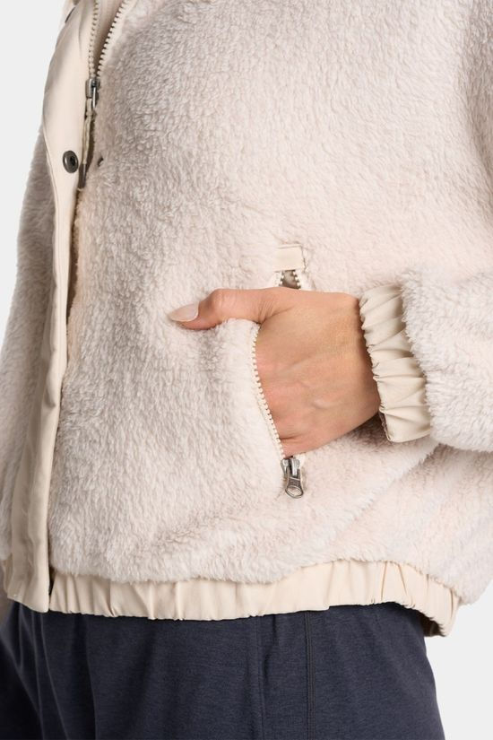 Vuori Womens Cozy Sherpa Fleece Jacket Dune