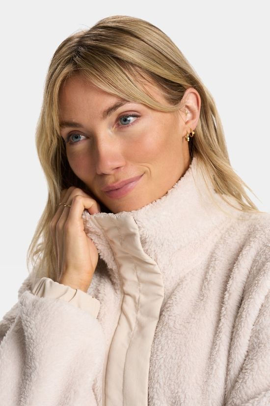 Vuori Womens Cozy Sherpa Fleece Jacket Dune