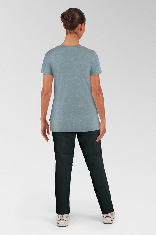 Fjallraven Womens Abisko Midsummer Zip Off Trousers  Black