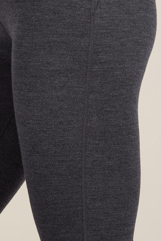 Icebreaker Womens Merino 260 Zoneknit Base Layer Bottom Jet Hthr-011