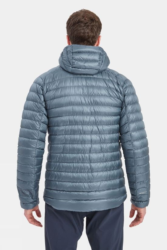 Montane Mens Anti-Freeze Hooded Down Jacket Stone Blue
