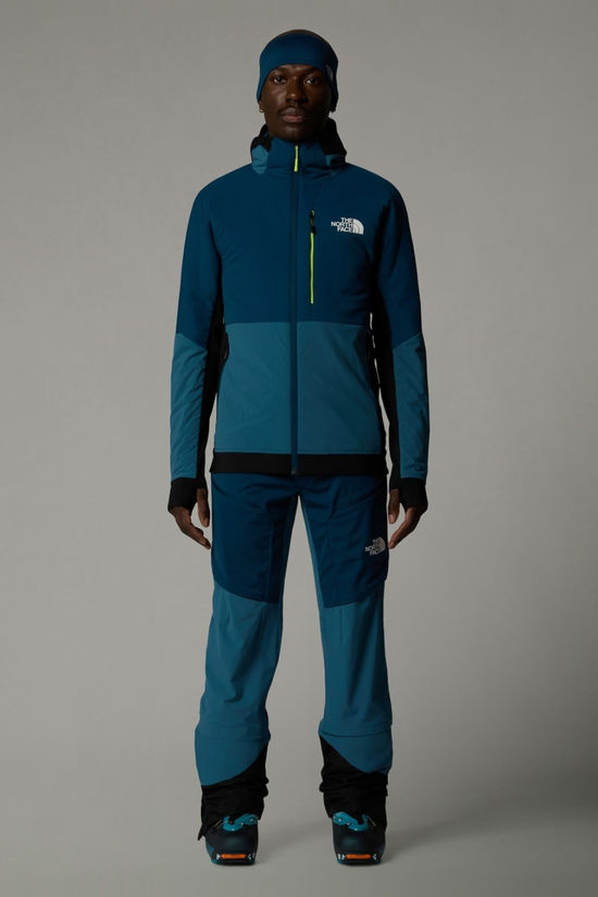 The North Face Mens Binntal Hybrid Ventrix Hooded Jacket Mallard Blue/Midnight Petrol/Tnf Black