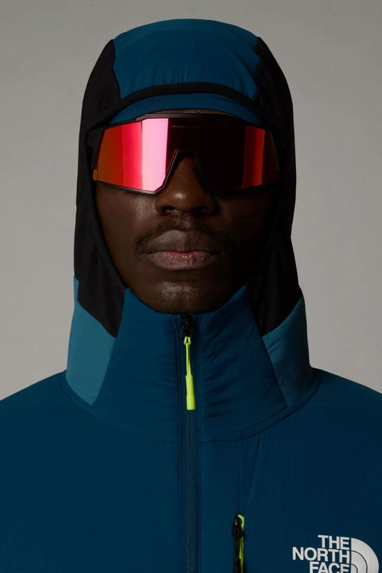 The North Face Mens Binntal Hybrid Ventrix Hooded Jacket Mallard Blue/Midnight Petrol/Tnf Black