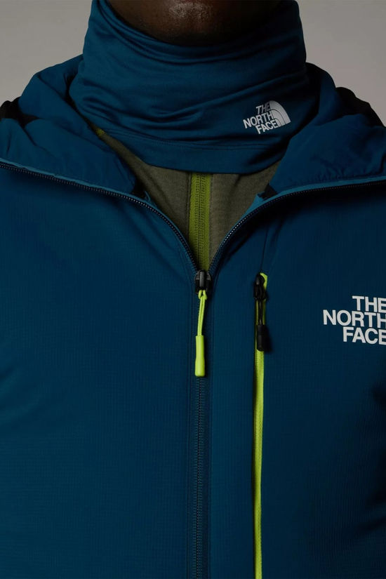 The North Face Mens Binntal Hybrid Ventrix Hooded Jacket Mallard Blue/Midnight Petrol/Tnf Black