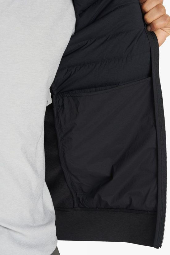 Vuori Mens Steadfast Insulated Hybrid Jacket Black