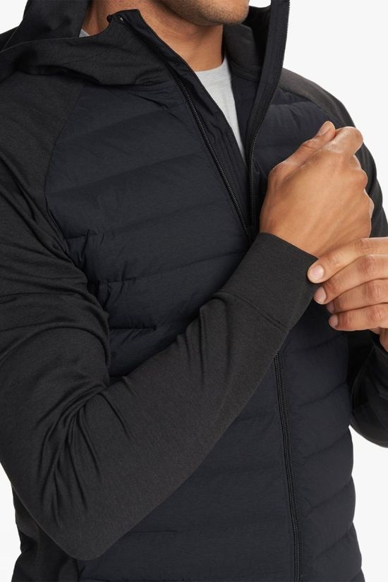 Vuori Mens Steadfast Insulated Hybrid Jacket Black