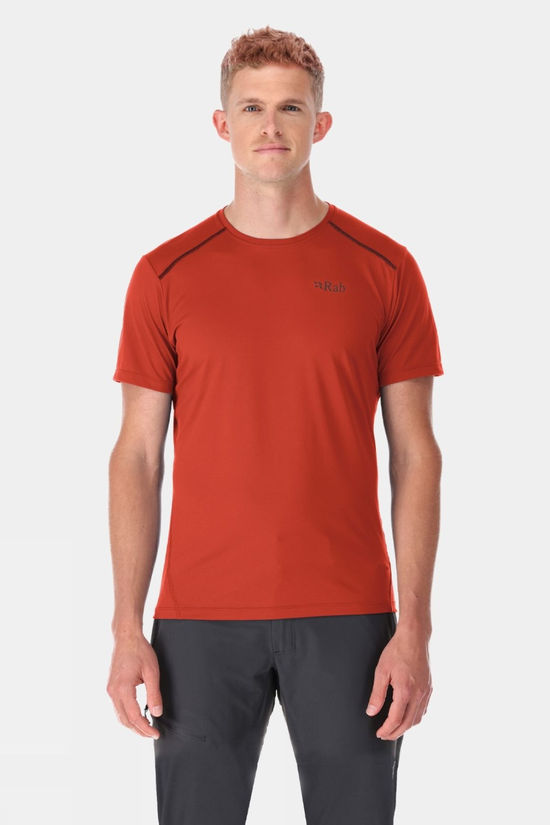 Rab Mens Force T-Shirt Tuscan Red