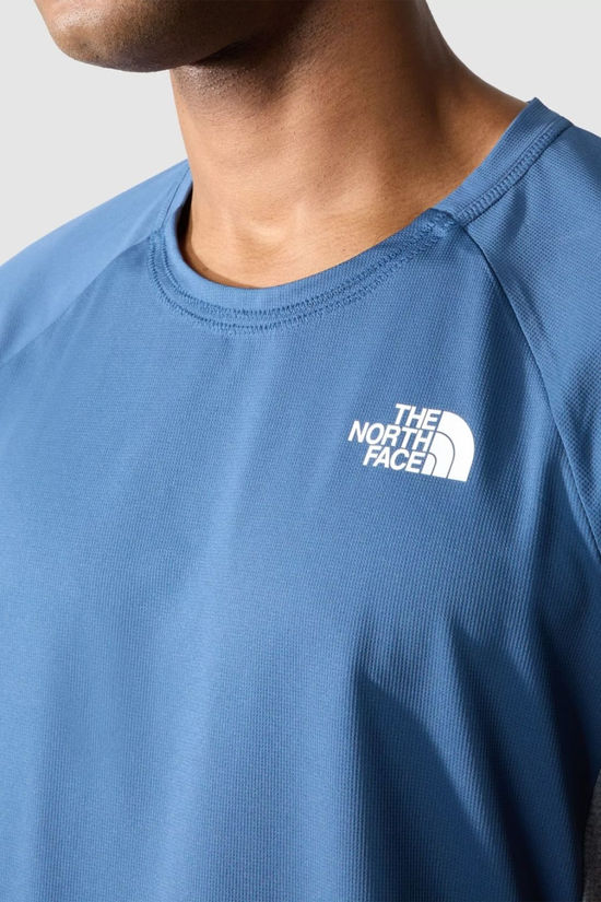 The North Face Mens Bolt Tech T-Shirt Shady Blue/Tnf Black