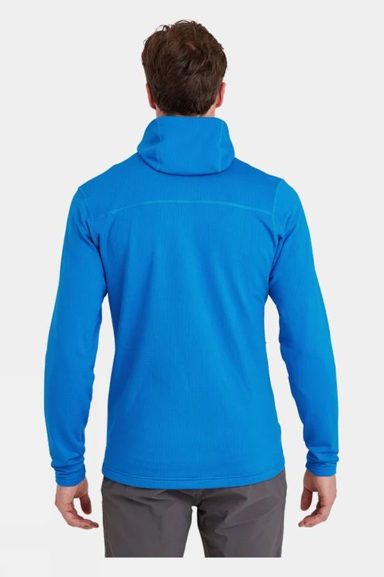 Montane Mens Protium Hooded Fleece Jacket Electric Blue