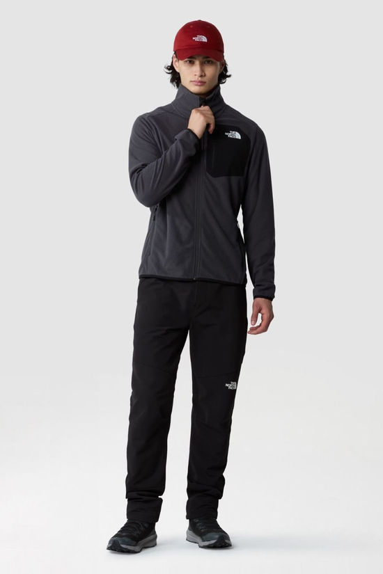 The North Face Mens Experid Grid Fleece Jacket Asphalt Grey/Tnf Black