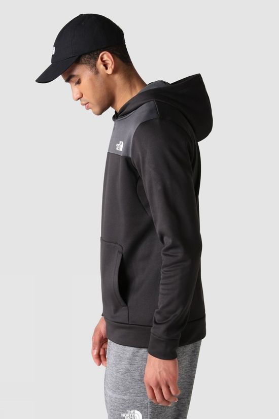 The North Face Mens Reaxion Fleece Pullover Hoodie Tnf Black/Asphalt Grey