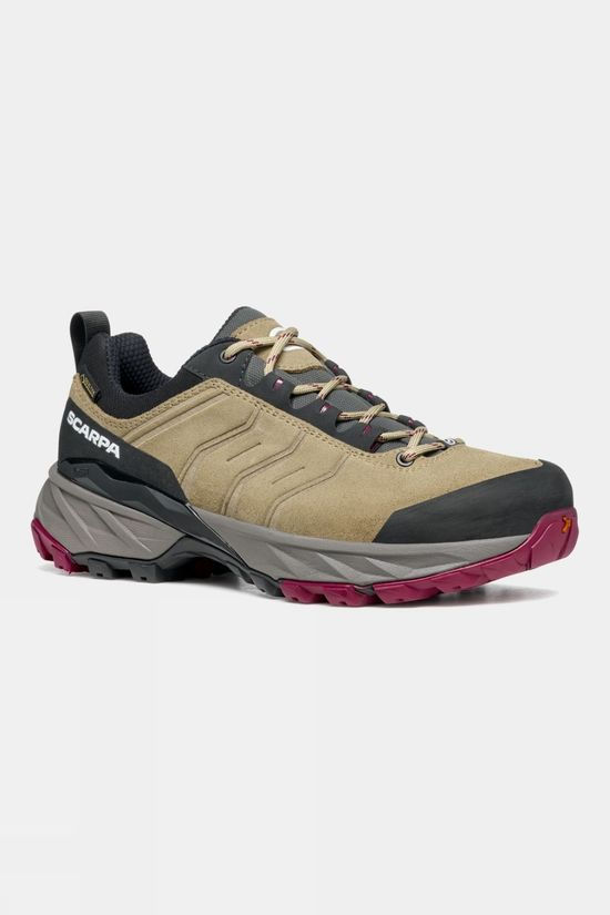 Scarpa Womens Rush Trail GTX Boots Sand Brown/Mid Pink