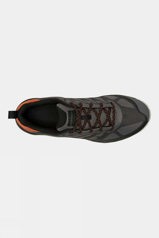 Merrell Mens Speed Eco Waterproof Shoes Charcoal/Tangerine