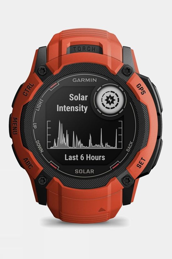 Garmin Instinct 2X Solar GPS Smartwatch Flame Red
