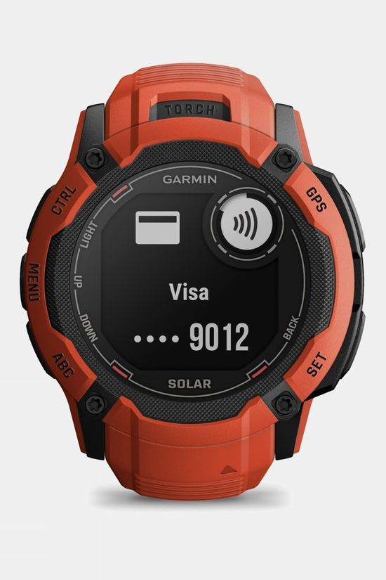 Garmin Instinct 2X Solar GPS Smartwatch Flame Red