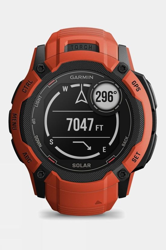 Garmin Instinct 2X Solar GPS Smartwatch Flame Red