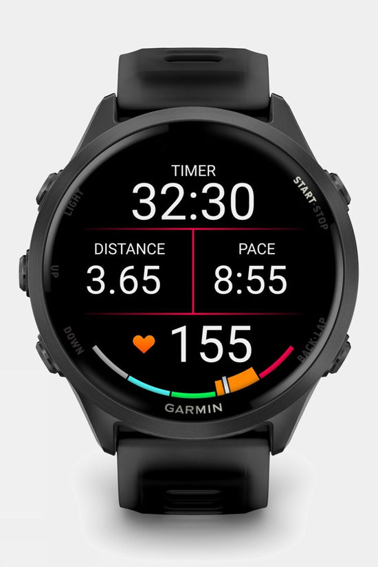 Garmin Forerunner 570 47mm GPS Smartwatch Slate Gray Aluminium With Translucent Black/ Black Band