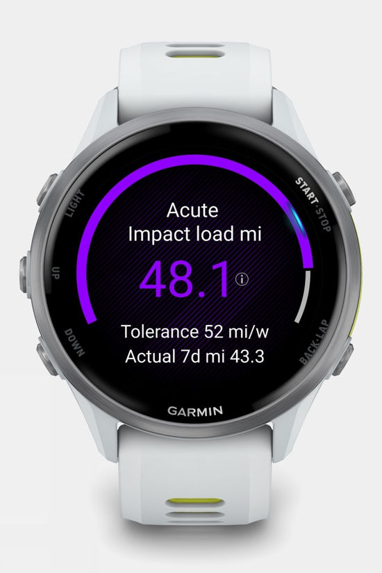 Garmin Forerunner 970 GPS Smartwatch Whitestone/Amp Yellow