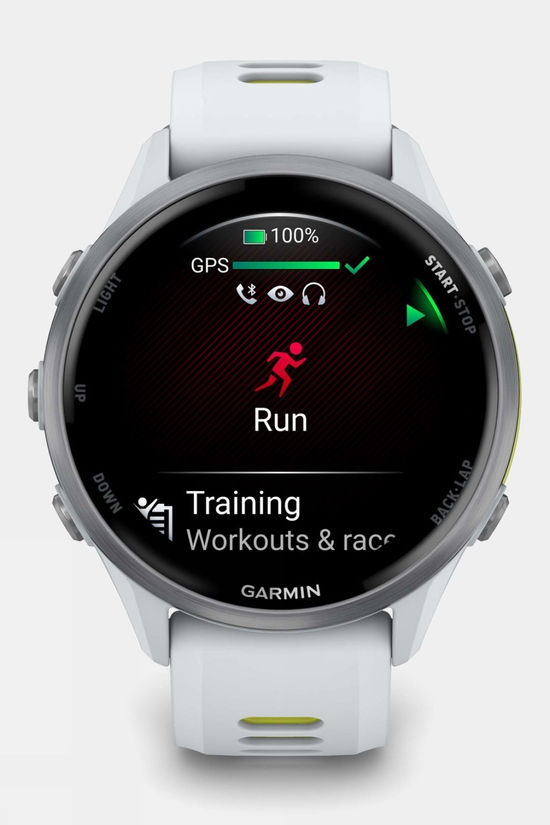 Garmin Forerunner 970 GPS Smartwatch Whitestone/Amp Yellow