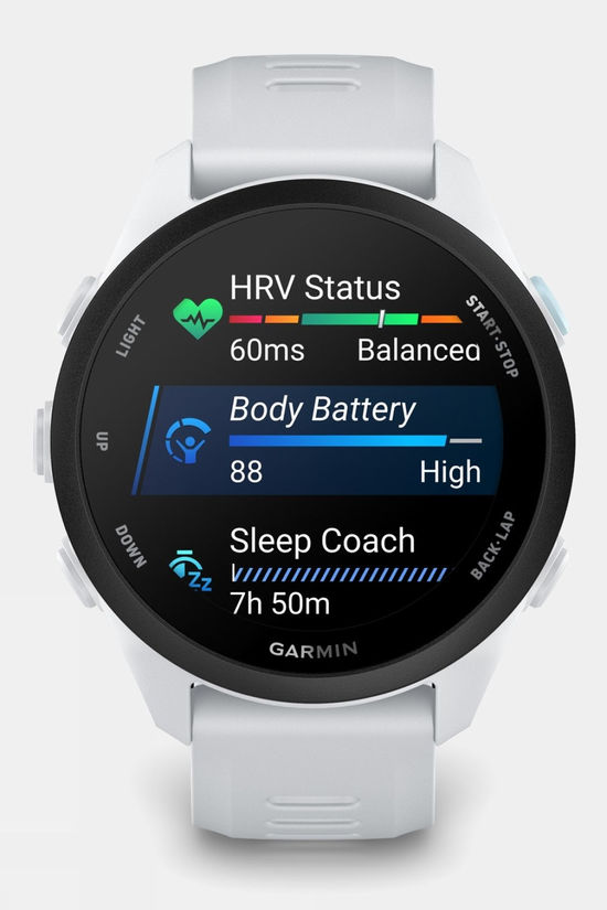 Garmin Forerunner 70 GPS Smartwatch Whitestone