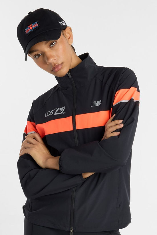 New Balance Womens London Edition Marathon Jacket Black
