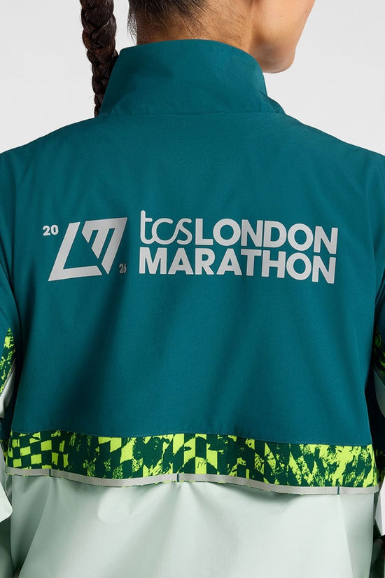 New Balance Womens London Edition Marathon Jacket Cosmic Jade