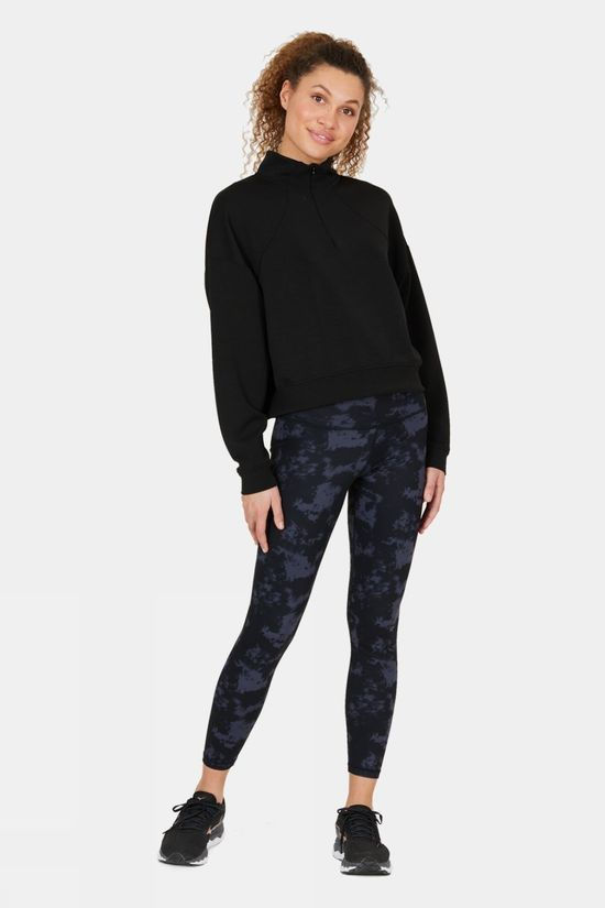 Endurance Womens Jade Midlayer Long Sleeve Top Black