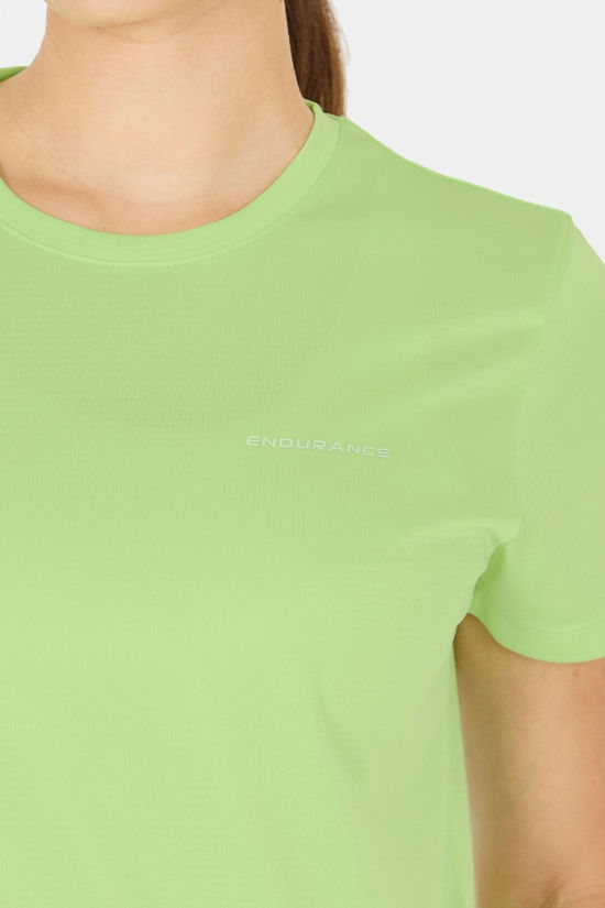 Endurance Womens Vista V2 Performance T-Shirt Paradise Green