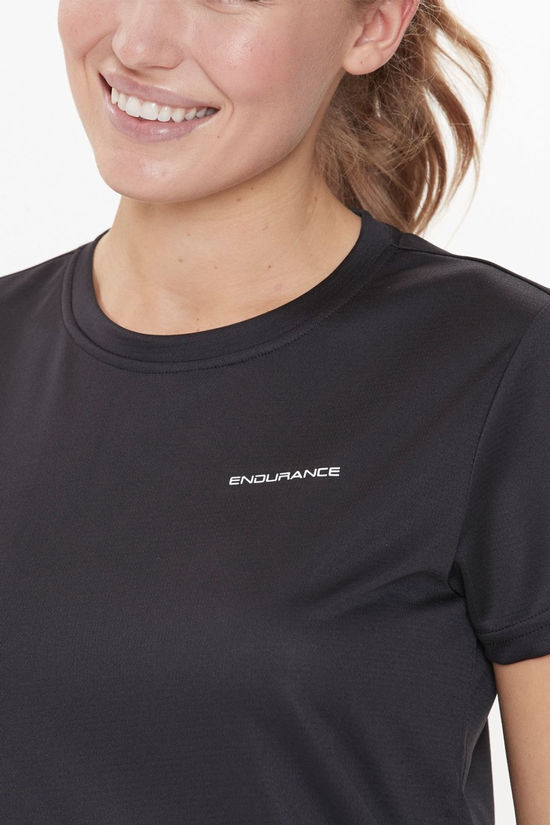 Endurance Womens Vista V2 Performance T-Shirt Black