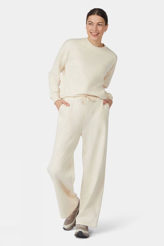 Ayacucho Womens Helsinki Crew Neck Jumper Beige Melange