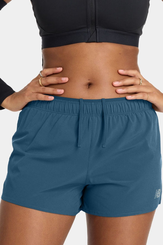 New Balance Womens RC 3" Shorts Sea Stone
