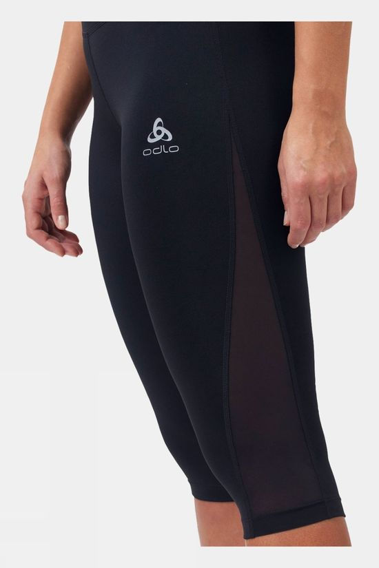 Odlo Womens Essential 3/4 Running Leggings black