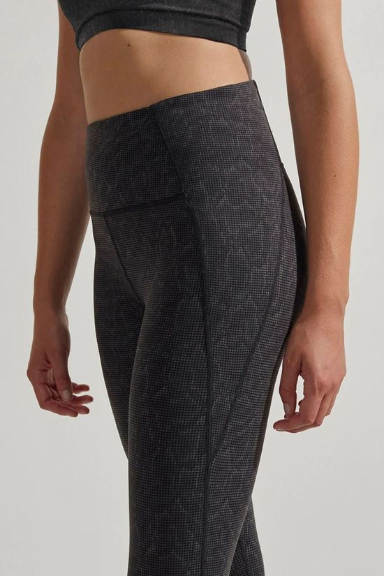 Varley Womens Lets Go Night Running Leggings Black/Dark Grey