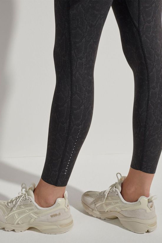 Varley Womens Lets Go Night Running Leggings Black/Dark Grey