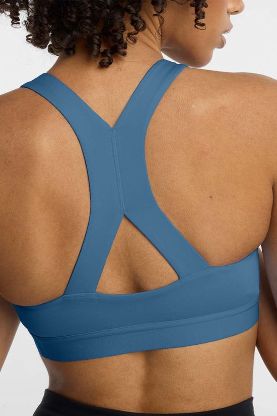 New Balance Womens Essential Train Sports Bra Sea Stone