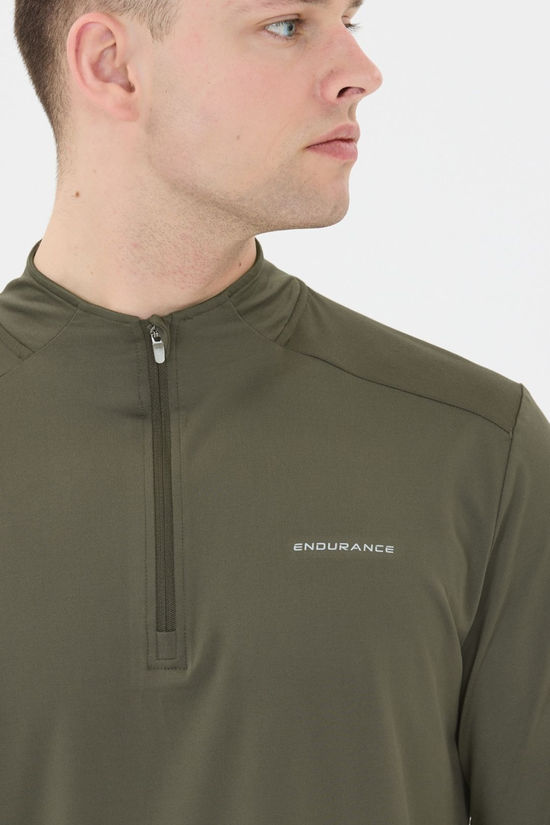 Endurance Mens Armin Midlayer Long Sleeve Top Chimera