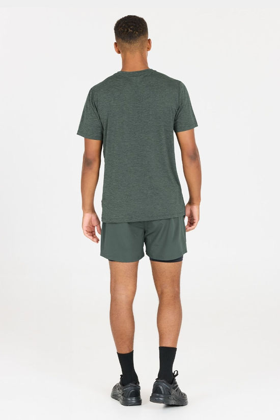 Endurance Mens Abdon Melange T-Shirt Dusty Forest