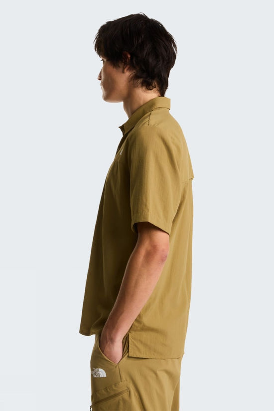 The North Face Mens Packable Short Sleeve Shirt Cedar