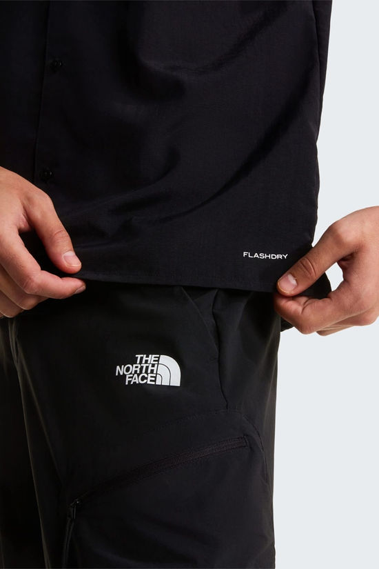 The North Face Mens Packable Short Sleeve Shirt Tnf Black